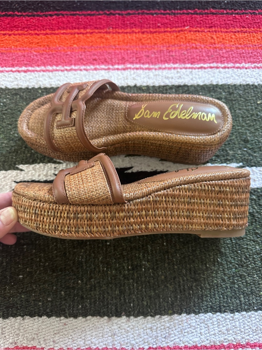 Sam Edelman Pauleena Platform Wedge Slide Sandal NWT - Picture 5 of 8